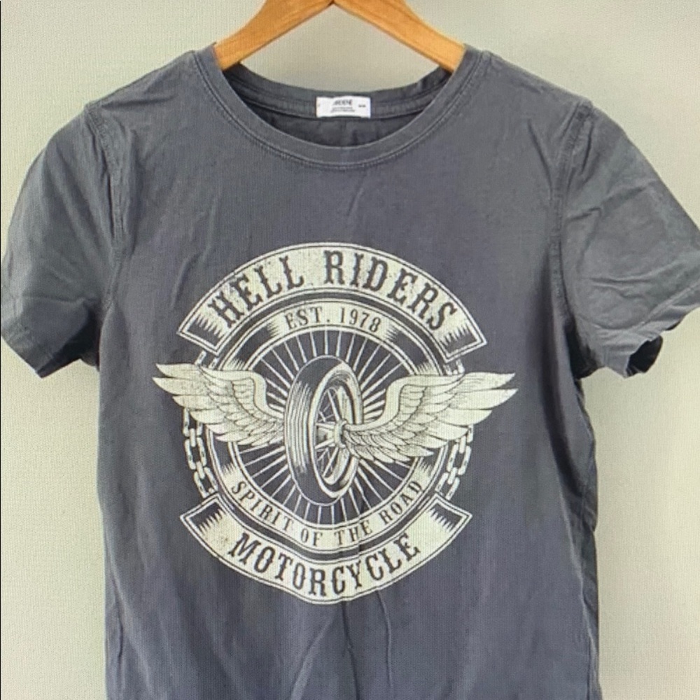 Gray Hell Riders Graphic Tee